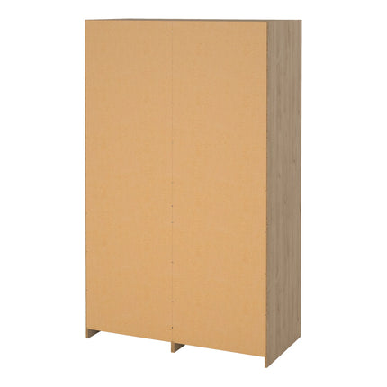 Line - Wardrobe with 2 Sliding Doors, Drawers and Mirror