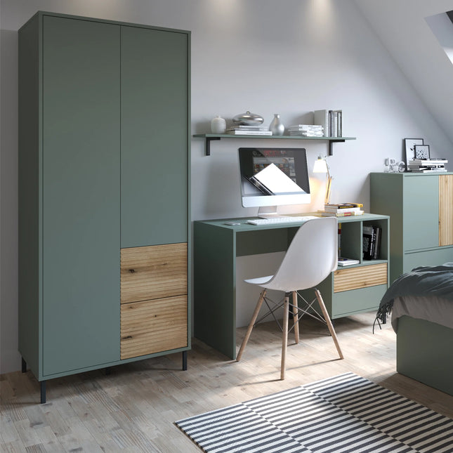 Darwin - Wardrobe 2 Door 2 Drawer