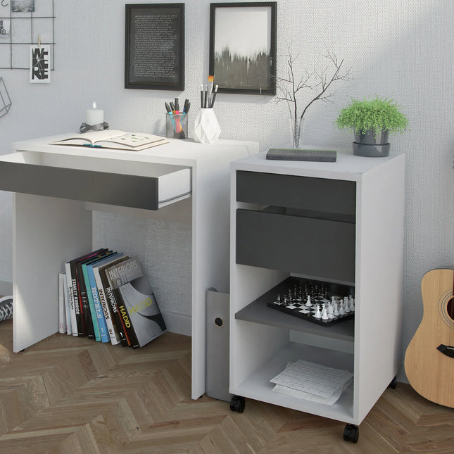 Function Plus - Mobile file cabinet 2 drawers + 1 shelf