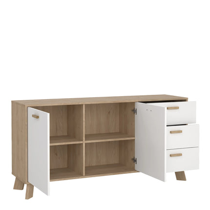 Ikast - Sideboard 2 Doors + 3 Drawers