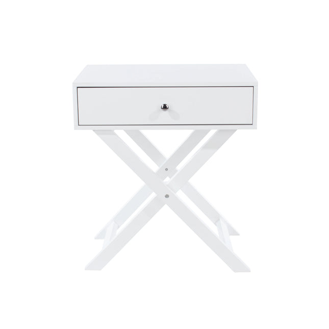 Options - Bedside Cabinet - 1 Drawer & X-Shaped Legs