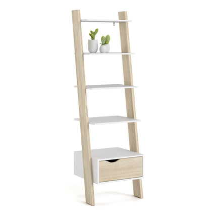 Oslo - Leaning Bookcase 1 Drawer
