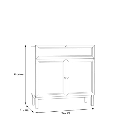 Wensley - 2 Door 1 Drawer Console