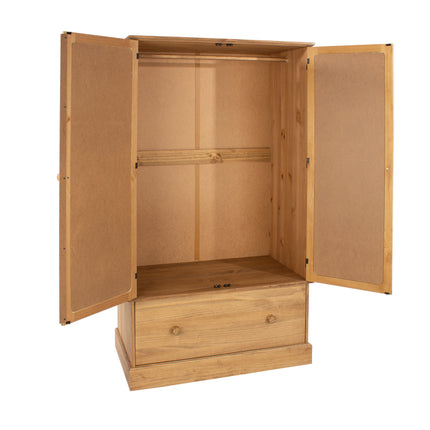 Cotswold - Wardrobe - 2 Door Mirrored & Drawer