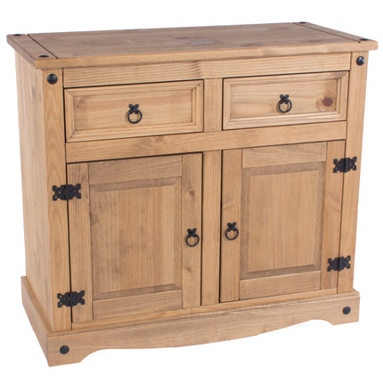 Corona - Sideboard - 2 Door 2 Drawer Pine & Metal Hardware