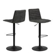 Grey Anthracite Microfiber and Black
