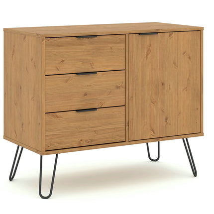 Augusta - Sideboard - 1 Door 3 Drawer & Hairpin Legs
