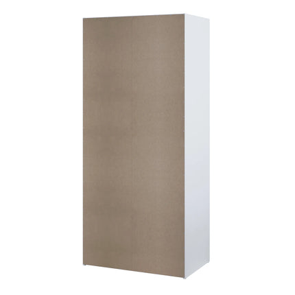 Home Space - Wardrobe with 2 Sliding Doors in White
