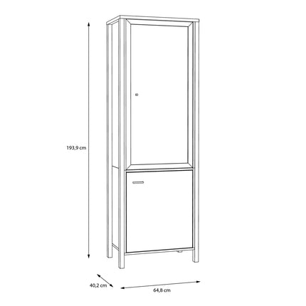 High Rock - Wide Display Cabinet