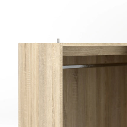 Line - Wardrobe with 3 Doors 6 Drawers