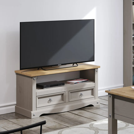 Corona - TV Unit - 2 Drawer Traditional Pine
