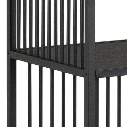 Strington - Bookcase with 5 Shelves in Black