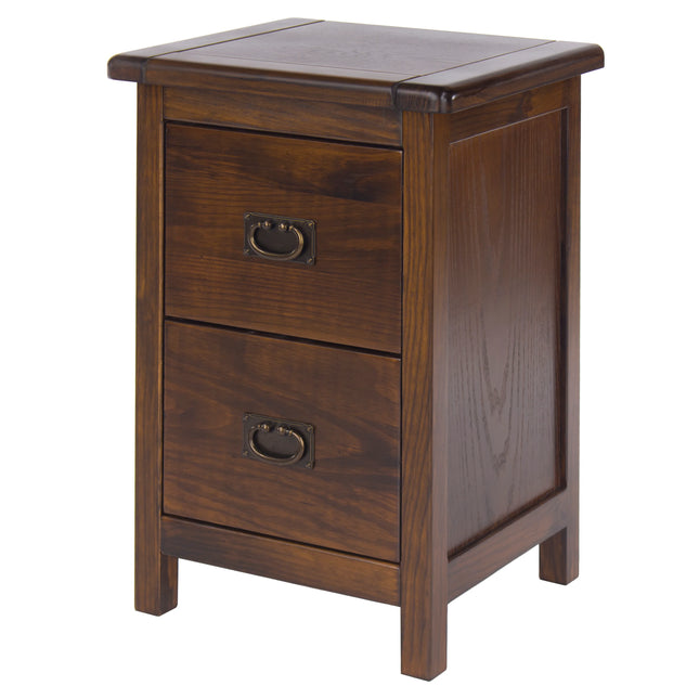Boston - Bedside Cabinet - 2 Drawer Traditional