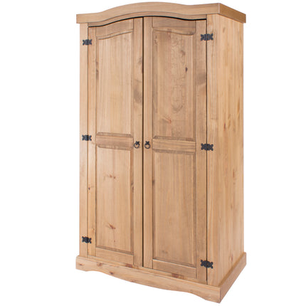 Corona - Wardrobe - 2 Door Traditional with Exposed Hinges