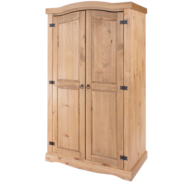 Corona - Wardrobe - 2 Door Traditional with Exposed Hinges