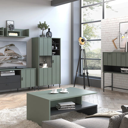 Arundel - Coffee Table in Green/Grey