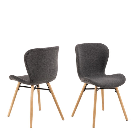 Townsville - Round Dining Table with 4 Batilda Dining Chairs
