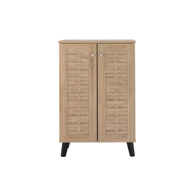 Essentials 2 Door Shoe Cabinet - Compact Storage Solution for Modern Homes