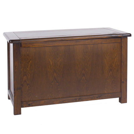 Boston - Storage Trunk - Dark Brown Traditional Pine