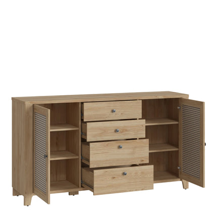 Cestino - 2 Door 4 Drawer Sideboard