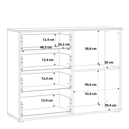 Sienna - 4 Chest of Drawers 1 Door