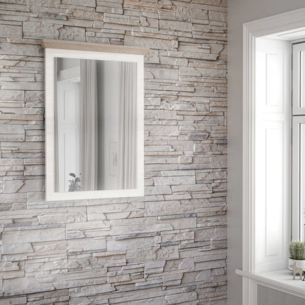 Illopa - Mirror in Oak Nelson/Snowy Oak