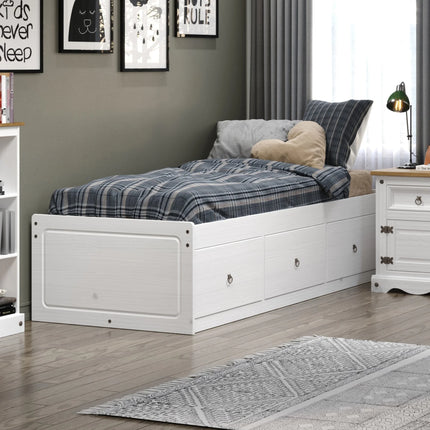 Corona - Single Bed - 3 Drawer with Underbed Storage