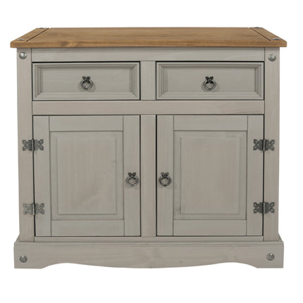 Corona - Sideboard - 2 Door 2 Drawer Pine & Metal Hardware