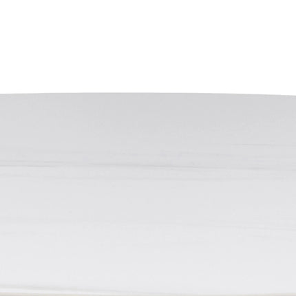 Malta Round Bar Table in Ceramic White – Stylish Compact Design