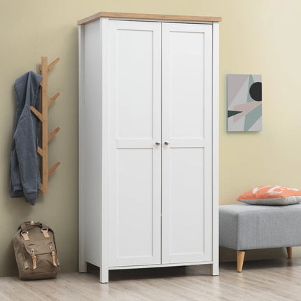 Astbury - 2 Door Wardrobe - White