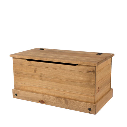 Corona - Storage Trunk - Solid Pine Lift Lid