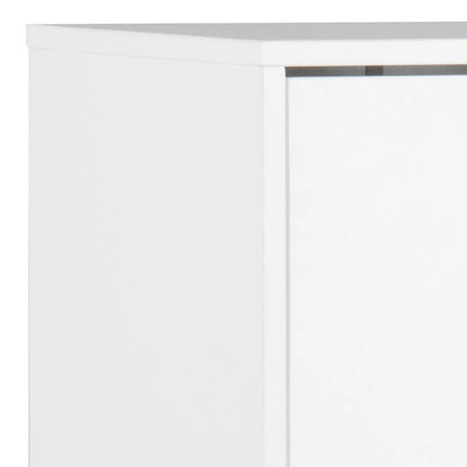 Mitra - Shoe Cabinet 3 Flip Down Doors in White