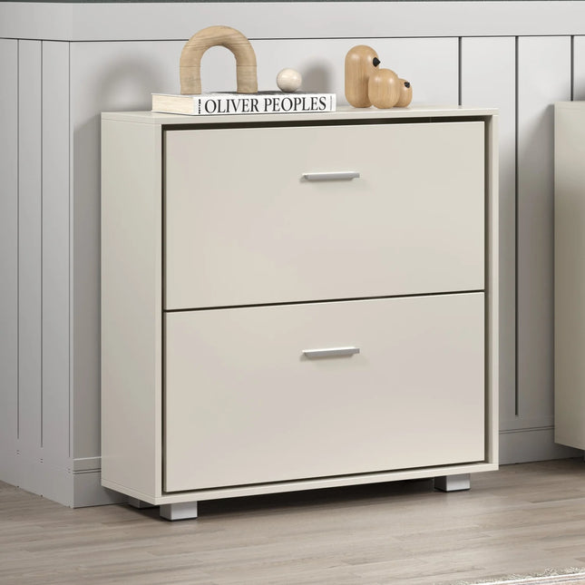 Lido - Shoe Cabinet - 2 Drawer Tilt-Out