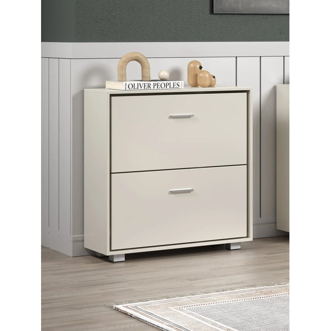 Lido - Shoe Cabinet - 2 Drawer Tilt-Out