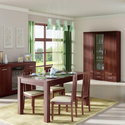 Imperial - 3 Door Glazed Sideboard