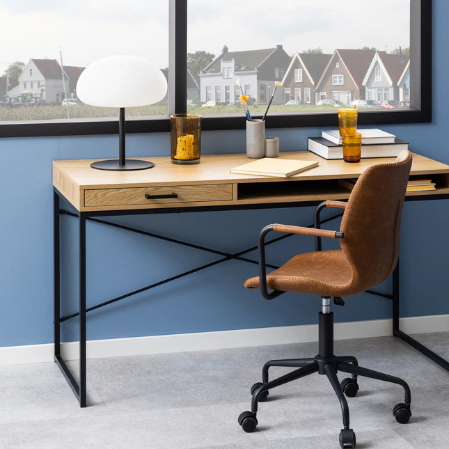 Seaford - Large Office Desk with 1 Drawer