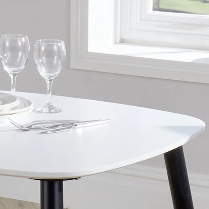 Aspen - Dining Table - Rectangular with Black Tapered Legs