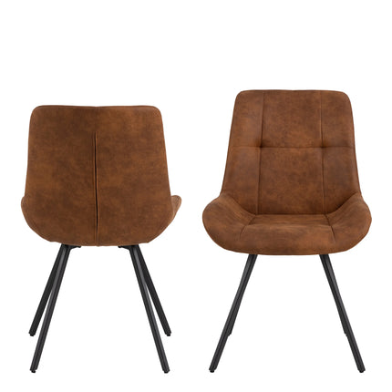 Waylor Dining Chair Modern Upholstered Set of 2
