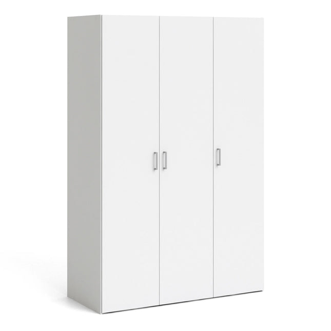 Space - Wardrobe with 3 Doors in White
