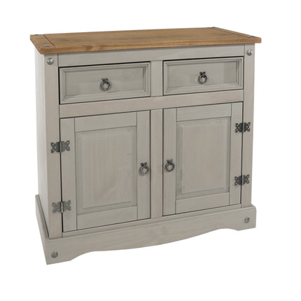Corona - Sideboard - 2 Door 2 Drawer Pine & Metal Hardware