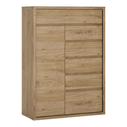Shetland - 1 Door 6 Drawer Cupboard