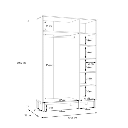 Wensley - 3 Door Wardrobe