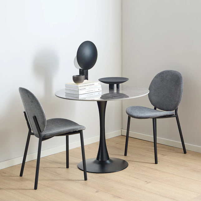 Malta - Ceramic Round Dining Table