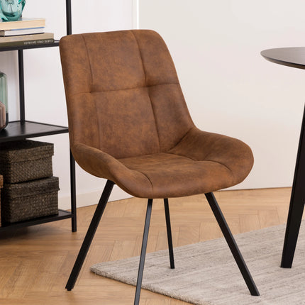 Waylor Dining Chair Modern Upholstered Set of 2