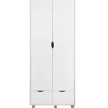Pulford - 2 Door Wardrobe - 2 Drawers - White