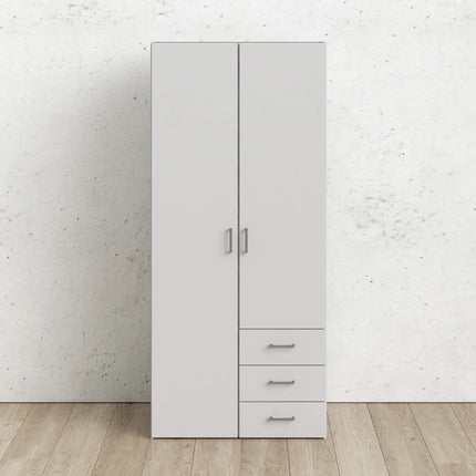 Space - Wardrobe - 2 Doors 3 Drawers