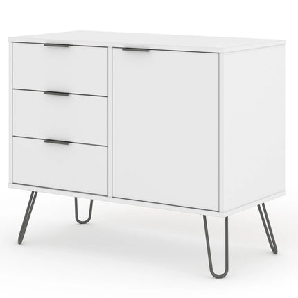 Augusta - Sideboard - 1 Door 3 Drawer & Hairpin Legs