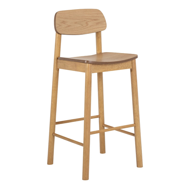 Barlow - Oak Bar Stool Set of 2