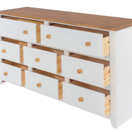 Capri - Chest of Drawers - 8 Drawer Modern Farmhouse