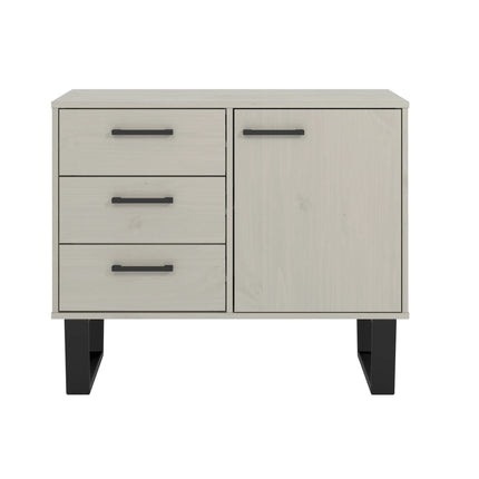 Texas - Sideboard - 1 Door 3 Drawer Grey Waxed Pine